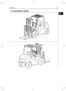 Toyota 8FG35N-80N 8FD35N-80N Forklift Repair Manual