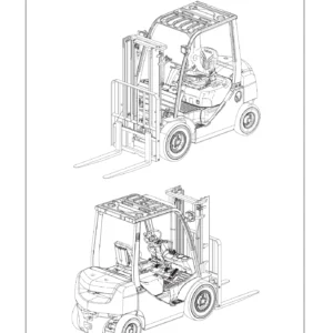 Toyota 8FGF 8FDF15-30 Forklift Repair Manual CE056 CE057 2007 - PDF Service Guide