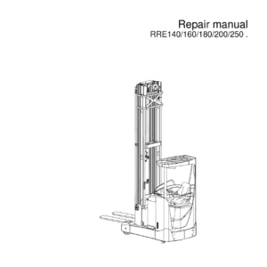 Toyota BT RRE140 RRE160 RRE180 RRE200 RRE250 Reach Truck Repair Manual 7510399-040