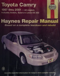 Toyota Camry, Avalon, Solara & Lexus ES 300 1997-2001 Haynes Repair Manual