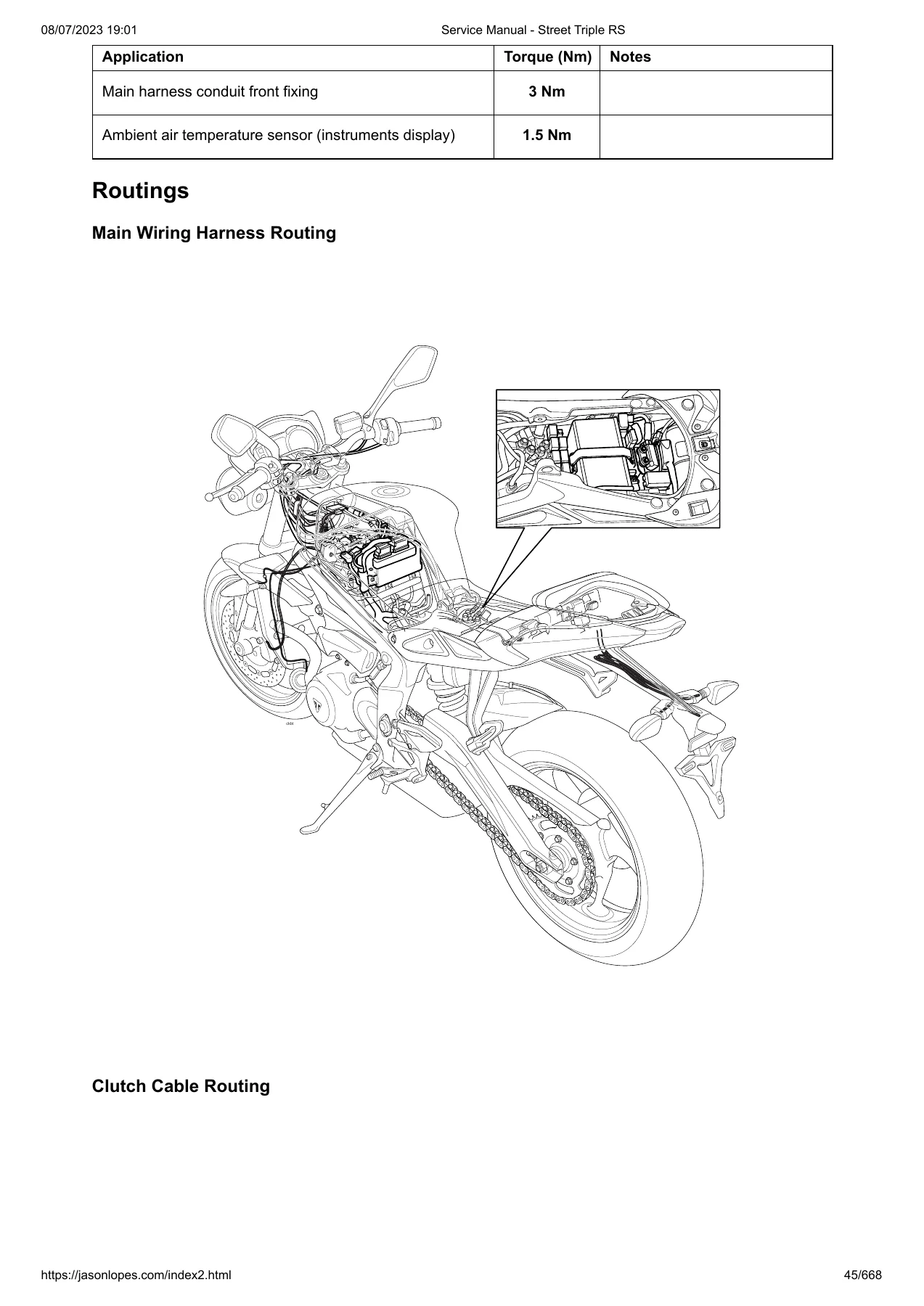 Triumph Street Triple RS 765cc Service Manual - Complete Workshop Repair Guide PDF - Image 2
