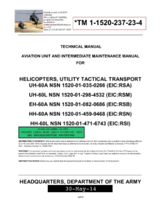 UH-60A UH-60L EH-60A HH-60A HH-60L Volume 4 Troubleshooting Manual TM 1-1520-237-23-4