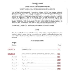 UH-60A UH-60L EH-60A Helicopter Operator's Manual 1996 - TM 1-1520-237-10 PDF