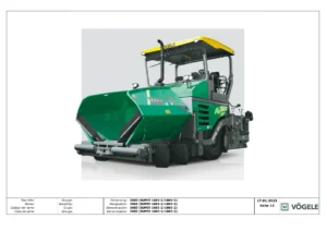 VΓΆgele SUPER 1603-2 & 1803-2 Spare Parts Catalog 2023 β Series 0883 PDF
