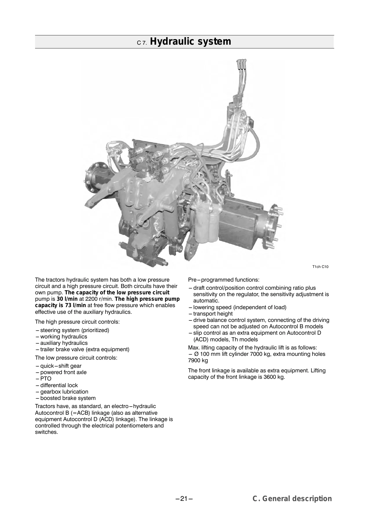 Valtra T Series Classic HiTech Tractor Operator's Manual - T121c to T191h PDF - Image 3