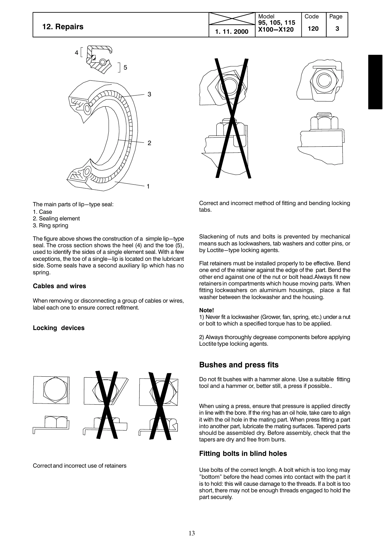 Valtra Valmet 95 105 115 X100 X110 X120 Tractor Service Manual PDF - Image 2