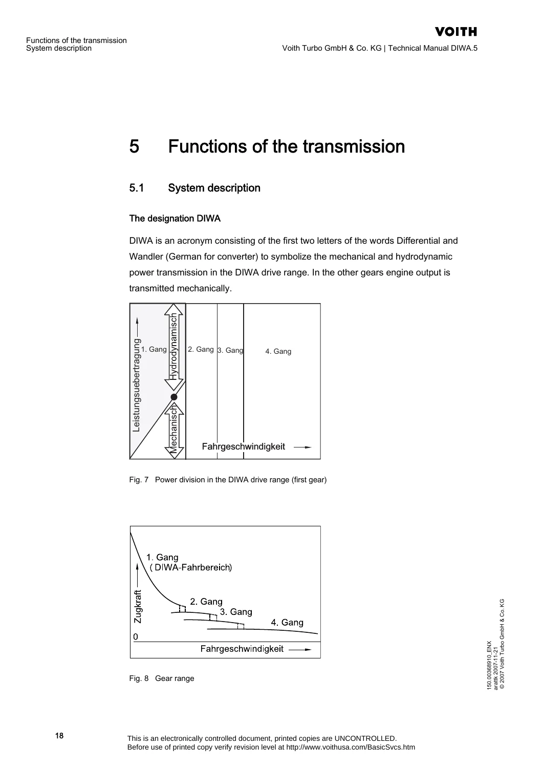 Voith DIWA.5 Transmission Technical Manual (2007) - 824.5 854.5 864.5 PDF - Image 3