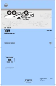 Volvo A30E Articulated Hauler Parts Catalog 2012 - S/N 12001-13122 PDF