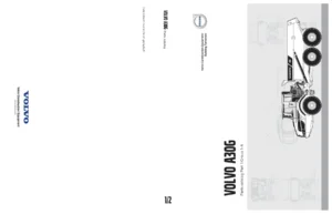 Volvo A30G Articulated Hauler Parts Catalog 2019 – Part 1 Groups 1-4 PDF
