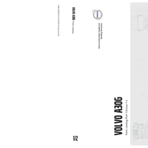 Volvo A30G Articulated Hauler Parts Catalog 2019 – Part 1 Groups 1-4 PDF