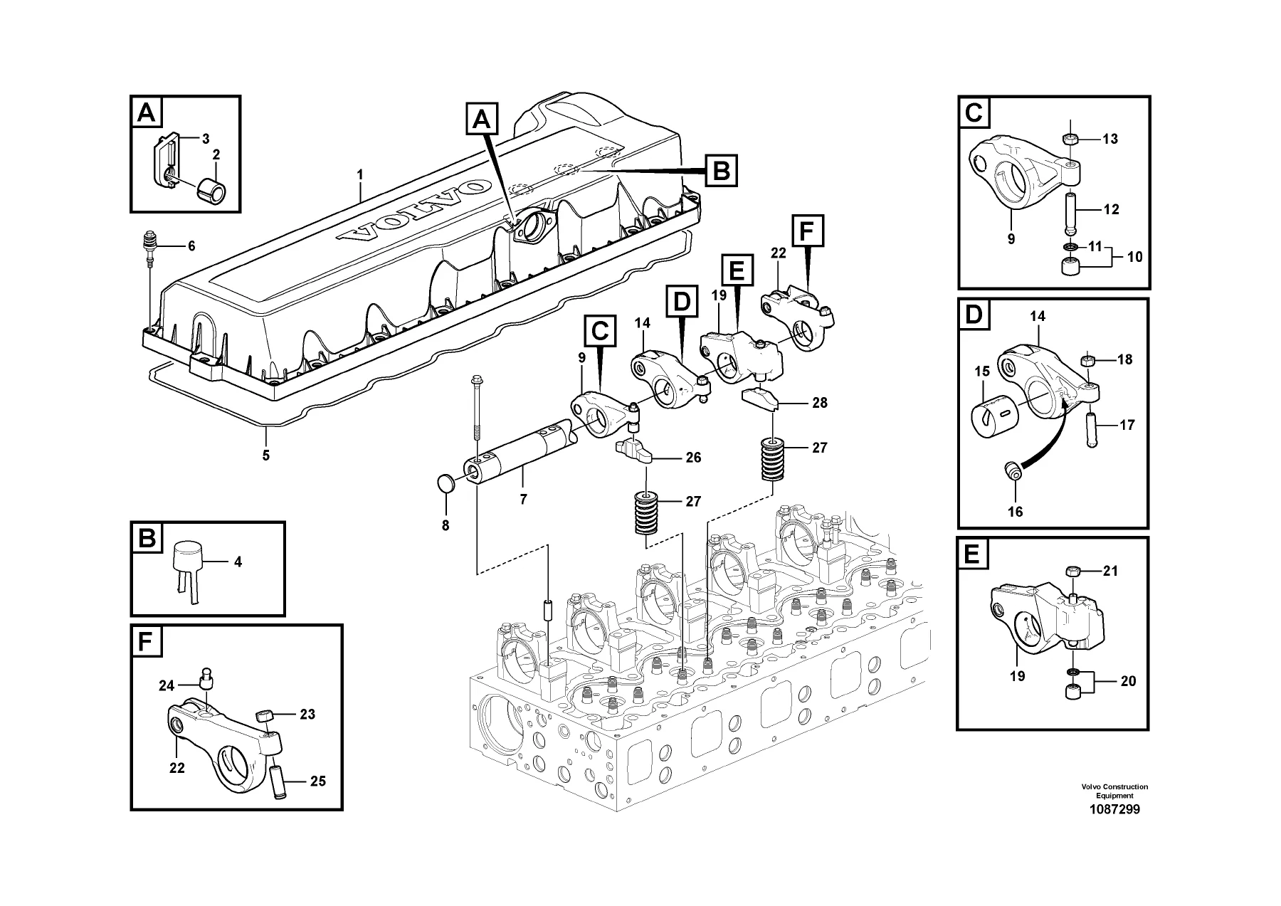 Volvo A40G Articulated Hauler Parts Catalog 20051476-A - Complete PDF - Image 3