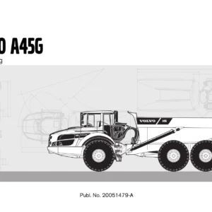 Volvo A45G Articulated Hauler Parts Catalog 20051479-A - PDF Download