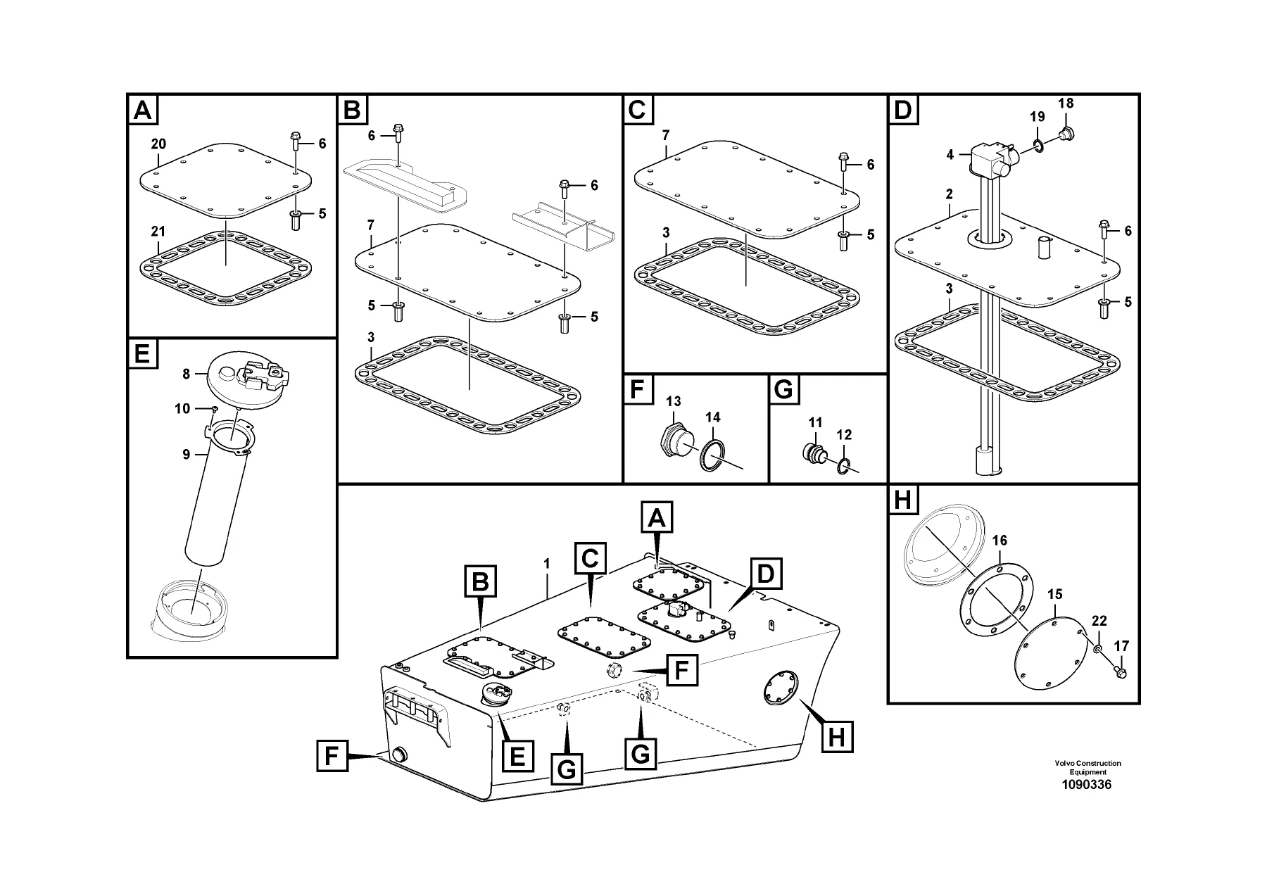 Volvo A60H Articulated Hauler Parts Catalog 20051485-A - Complete Illustrated PDF Parts Manual - Image 3