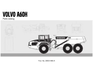 Volvo A60H Articulated Hauler Parts Catalog 20051485-A - Complete Illustrated PDF Parts Manual