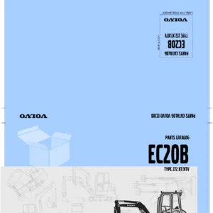 Volvo EC20B Type 272 XT XTV Parts Catalog Manual - PUB 20008676-E PDF Download