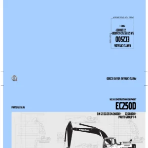 Volvo EC250D Excavator Parts Catalog 20035940-B February 2015 PDF