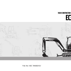 Volvo EC35C Excavator Parts Catalog - VOE79A9920133 Spare Parts Manual PDF