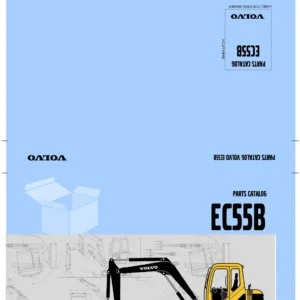 Volvo EC55B Excavator Parts Catalog - VOE 74H9920019 PDF