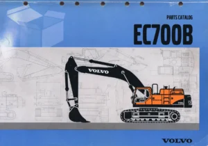 Volvo EC700B Backhoe Excavator Parts Catalog - PUB 74B9920060
