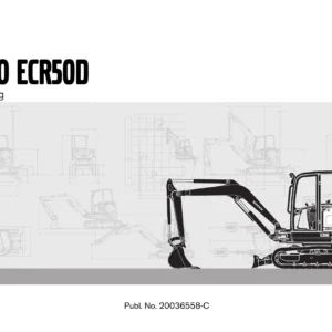 Volvo ECR50D Excavator Parts Catalog 20036558-C - Complete Illustrated Parts Manual