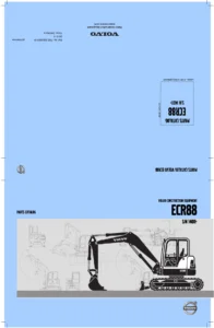 Volvo ECR88 Excavator Parts Catalog 2013 - PUB 20009001-D PDF