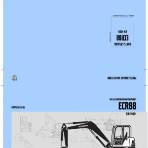 Volvo ECR88 Excavator Parts Catalog 2013 - PUB 20009001-D PDF