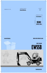 Volvo EW55B Excavator Parts Catalog - Illustrated Spare Parts Manual PDF (VOE 95A9920020)
