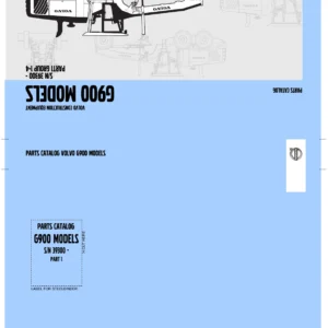 Volvo G900 Series Motor Grader Parts Catalog 2010 - S/N 39300-Up (PDF)