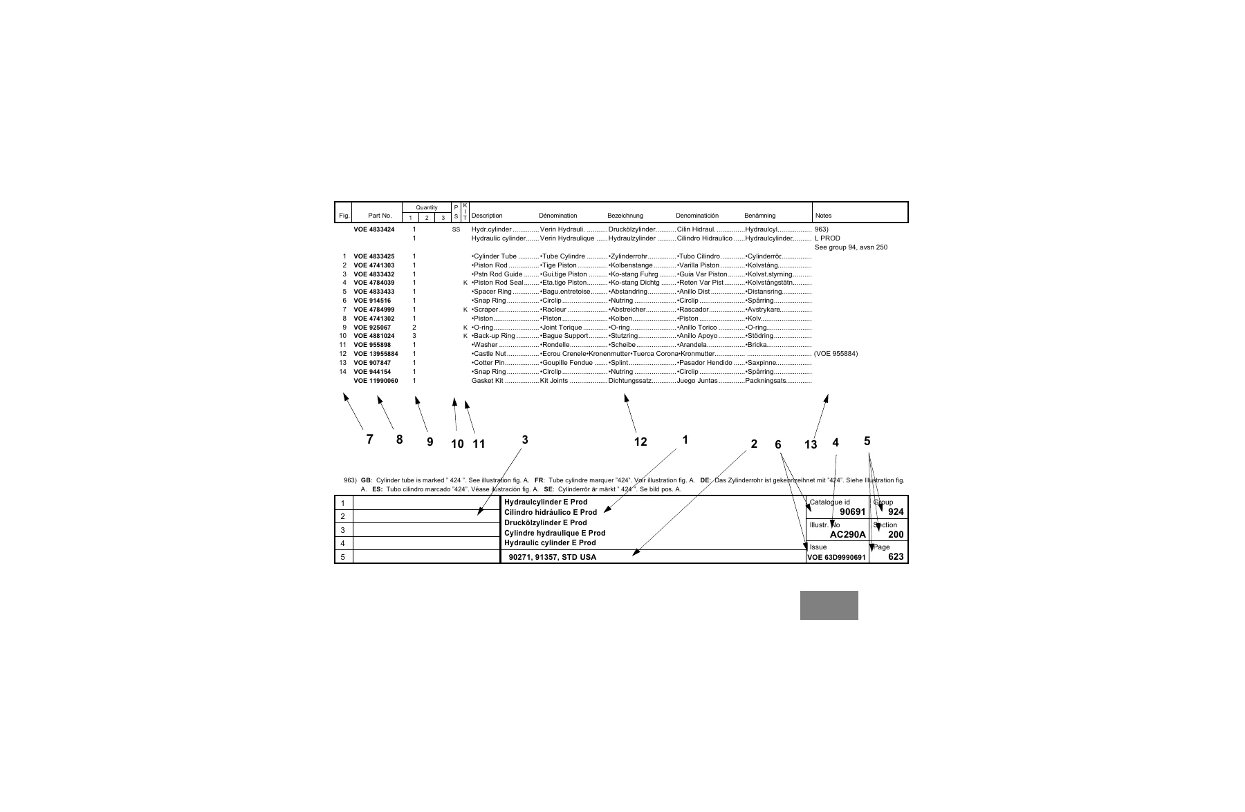 Volvo L150F Wheel Loader Parts Catalog (S/N 13003-17724) - PUB 20009018-D - Image 2