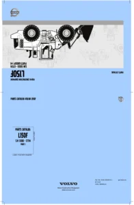 Volvo L150F Wheel Loader Parts Catalog (S/N 13003-17724) - PUB 20009018-D