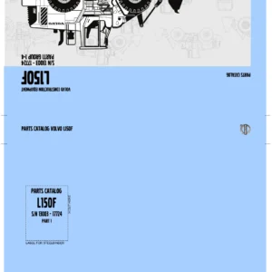 Volvo L150F Wheel Loader Parts Catalog (S/N 13003-17724) - PUB 20009018-D