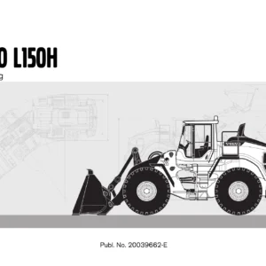 Volvo L150H Wheel Loader Parts Catalog PDF - 20039662-E Complete Illustrated Parts Manual