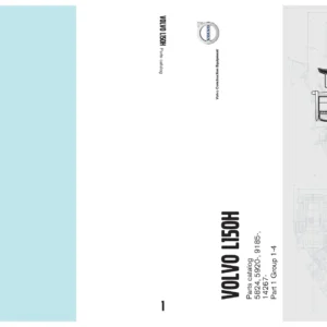 Volvo L150H Wheel Loader Parts Catalog Parts 1 & 2 Groups 1-9 20053797-A 2017 PDF