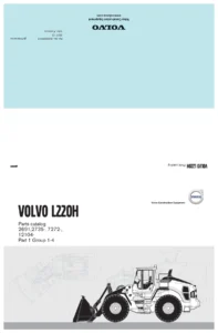Volvo L220H Wheel Loader Parts Catalog 20053804-A 2017 PDF