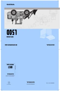 Volvo L50D Wheel Loader Parts Catalog - VOE 6396697809