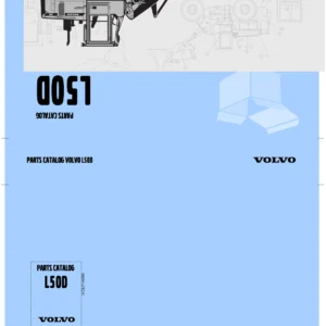 Volvo L50D Wheel Loader Parts Catalog - VOE 6396697809