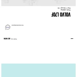 Volvo L70F Wheel Loader Parts Catalog 20021228-G 2017 PDF