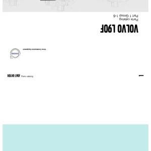 Volvo L90F Wheel Loader Parts Catalog 2017 - Complete PDF Parts Manual