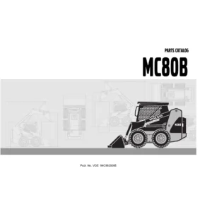 Volvo MC80B Multi Tool Carrier Parts Catalog - Complete Spare Parts Manual PDF