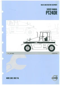 Volvo PT240R Compactor Service Repair Manual PDF