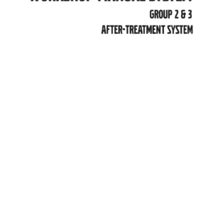 Volvo Penta After-Treatment System Workshop Manual Groups 2 & 3 - 47711053 - 2018