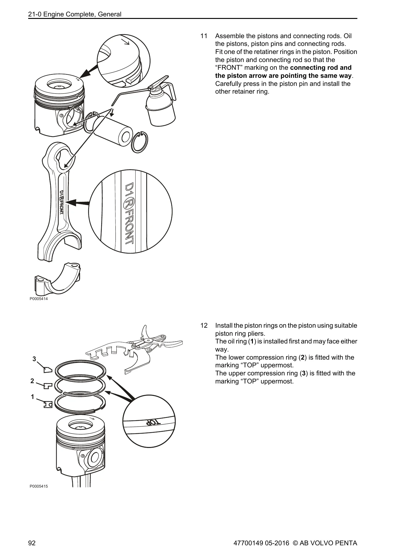 Volvo Penta D4 D6 Group 20-26 Workshop Manual - Service & Repair PDF - Image 3