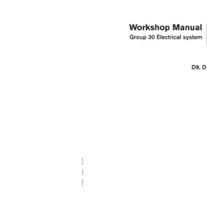 Volvo Penta D9, D12, D16 MCC Electrical System Workshop Manual (Group 30) - PDF Download