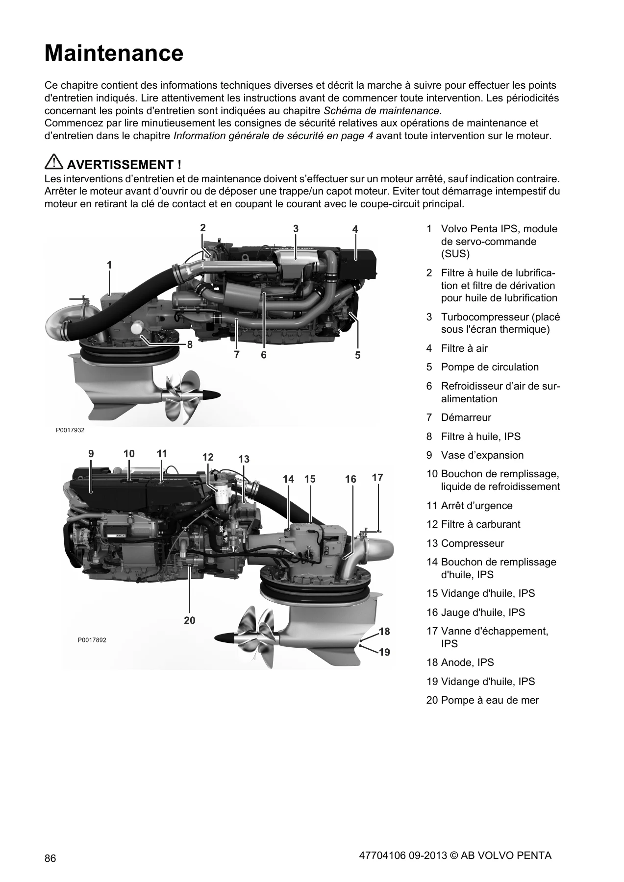 Volvo Penta IPS 650 800 900 Operator's Manual - French PDF Download - Image 2