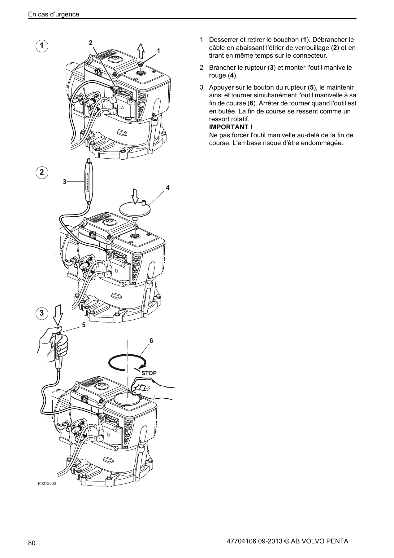 Volvo Penta IPS 650 800 900 Operator's Manual - French PDF Download - Image 3