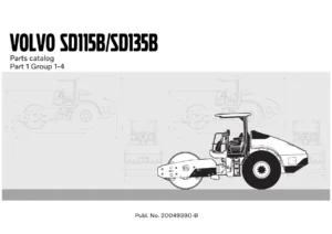 Volvo SD115B SD135B Vibratory Compactor Parts Catalog 2019 - Parts 1 & 2 PDF