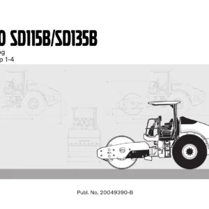 Volvo SD115B SD135B Vibratory Compactor Parts Catalog 2019 - Parts 1 & 2 PDF