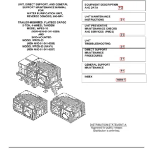 WPES-10 WPES-20 WPES-30 600 GPH ROWPU Reverse Osmosis Water Purification Unit Maintenance Manual