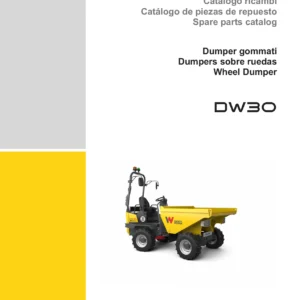 Wacker Neuson DW30 (D25-02) Wheel Dumper Spare Parts Catalog - 710-Page PDF Parts Manual