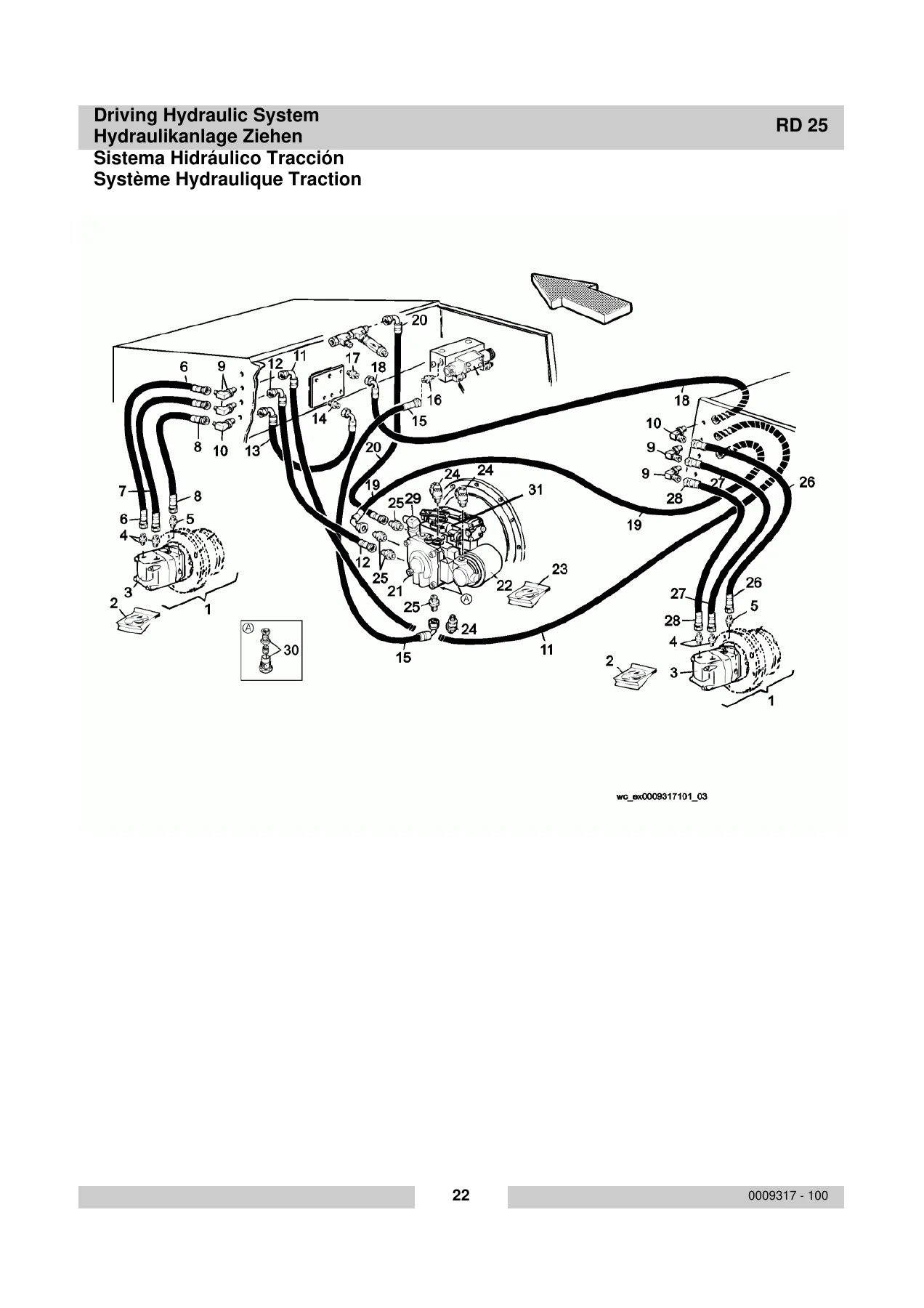 Wacker Neuson RD 25 Ride-On Roller Parts Book - Illustrated Spare Parts Catalog PDF - Image 2